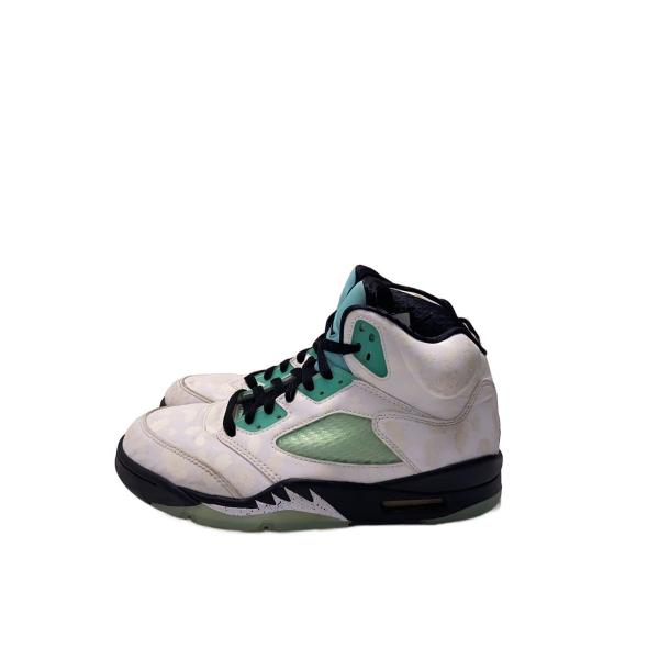 NIKE◆AIR JORDAN 5 RETRO SNGL DY/エアジョーダン 5 レトロ/ホワイト/CN2932-100/2//