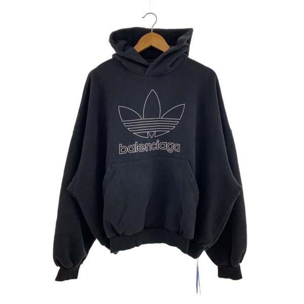 BALENCIAGA◇パーカー/L/コットン/BLK/jp57 2022 01817 : セカンド