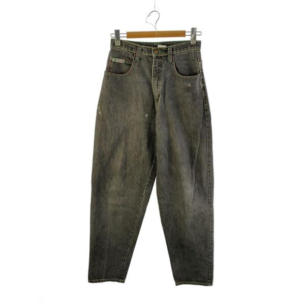 Cross Colours ボトムス 36 cross colours◇ボトム/30/デニム/BLK/テーパードパンツ/レインボー