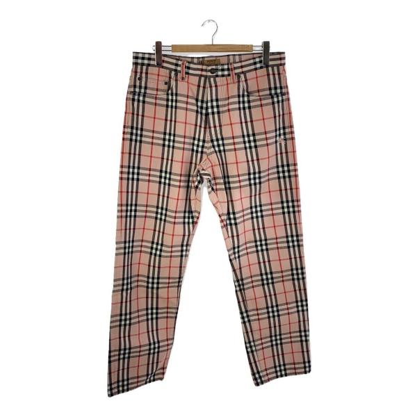 Supreme◇Burberry Regular Jean Pink /ボトム/34/コットン/PNK 