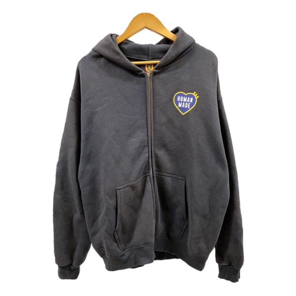 【HUMAN MADE】フリース パーカー【関税送料込】 HUMAN MADE◇24AW/Classic Zip-Up Hoodie/ジップパーカー/XL