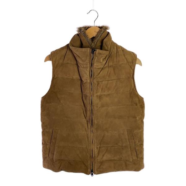 EMMETI ダウンベスト サイズ44 美品 中古・古着通販】EMMETI (エンメティ) ダウンベスト ネイビー サイズ