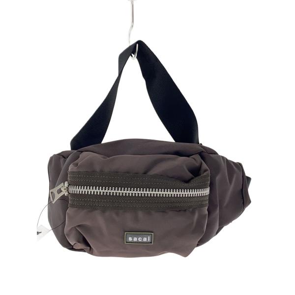 sacai◇Pocket Bum Bag/ショルダーバッグ/ポリエステル/ブラウン/25