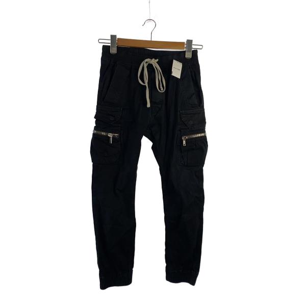 Rick Owens◇21AW/MASTODON CARGO/カーゴパンツ/44/コットン/ブラック