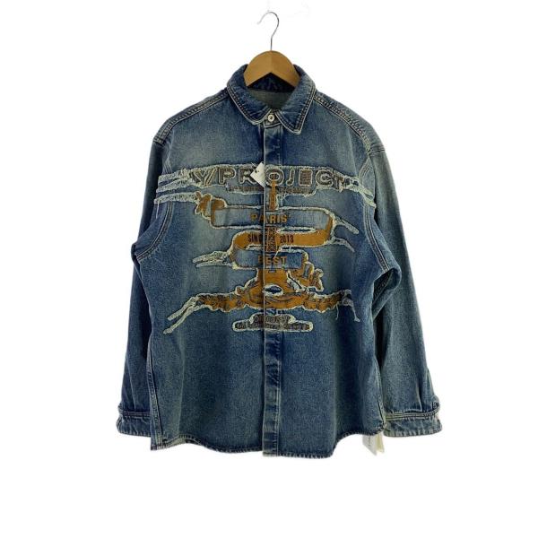 Y/PROJECT◇24AW/EVERGREEN PARIS'BEST PATCH DENIM SHIRT/長袖シャツ
