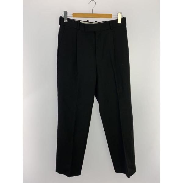 MAATEE&SONS◇TROUSERS 2 強撚平 MATT/スラックスパンツ/2/ウール/BLK