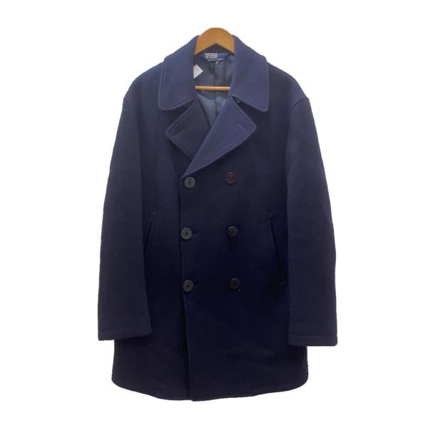 POLO RALPH LAUREN◇90S〜/ピーコート/L/ウール/NVY// : セカンド