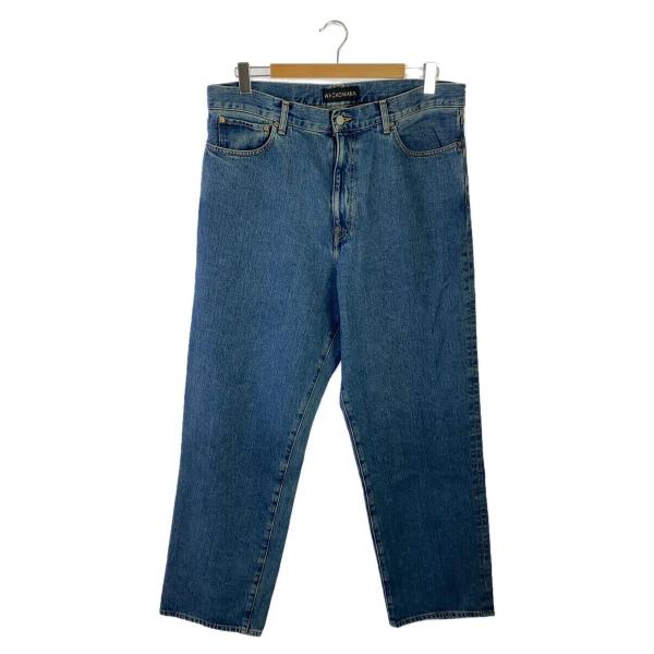 WACKO MARIA◇WASHED DENIM PANTS/ボトム/XL/コットン/IDG