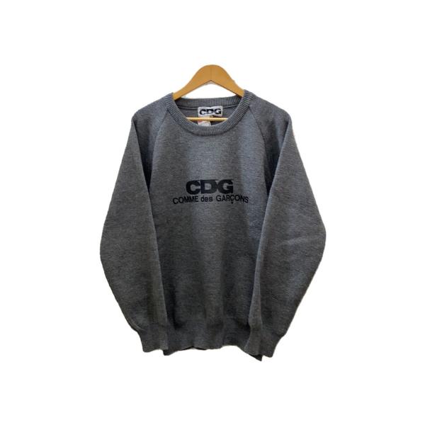 Cdgニット m CDG◇ニット・セーター(厚手)/XL/アクリル/GRY/SZ-N009 : セカンド