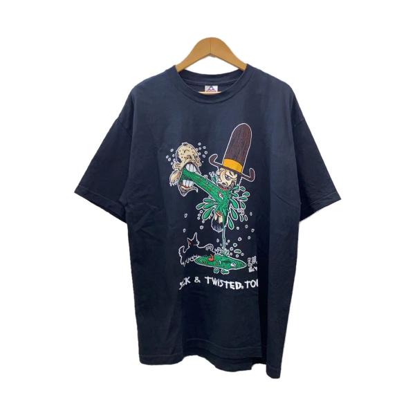 ALSTYLE / KORN/Tシャツ/M/コットン/ブラック/襟ぐり・フロントにダメージ有 ALSTYLE◇KORN/Tシャツ/M/コットン/ブラック/襟ぐり・フロントに
