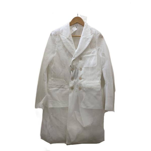 COMME des GARÇONS ホワイトロングコート M ssol-shopping_2337881077127