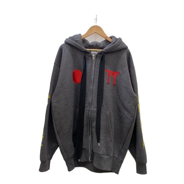 KIDILL◇混沌矛盾虚空 Destroy Zip Hoodie/ジップパーカー/FREE