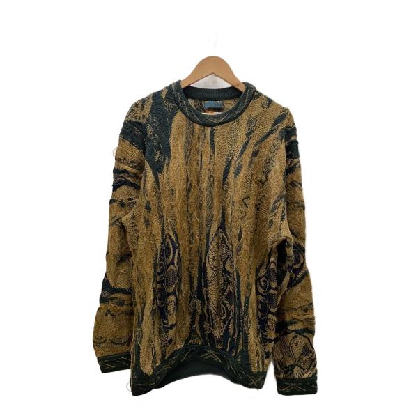 COOGI　クージー　オーストラリア製　3Dニット　セーター　総柄　ロゴ　4XL L】EMAROO AUSTRALIA オーストラリア製 COOGI風 クージーニット