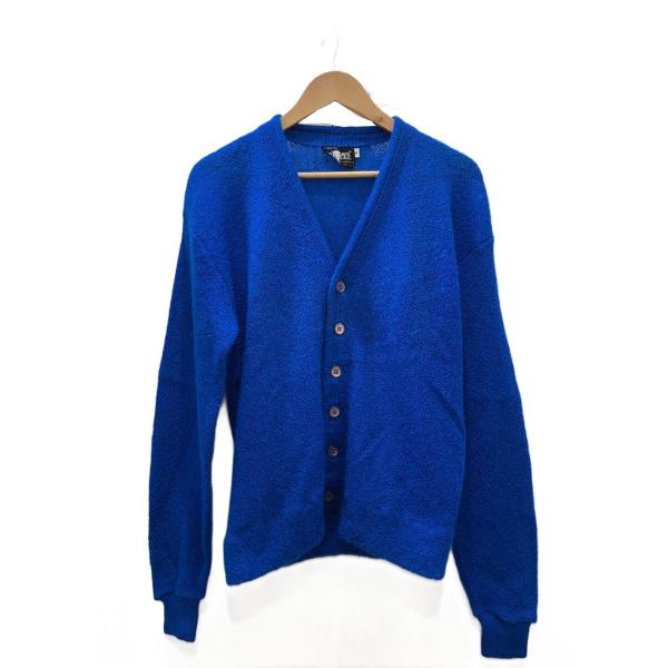 CAMPUS◇60〜70s/カーディガン(厚手)/M/モヘア/BLU : セカンド