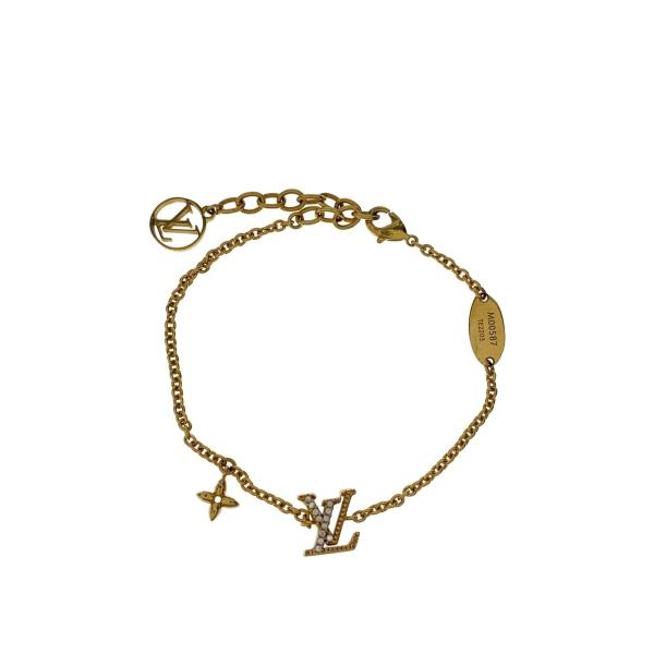 LOUIS VUITTON◇LV アイコニック ブレスレット/--/GLD/レディース