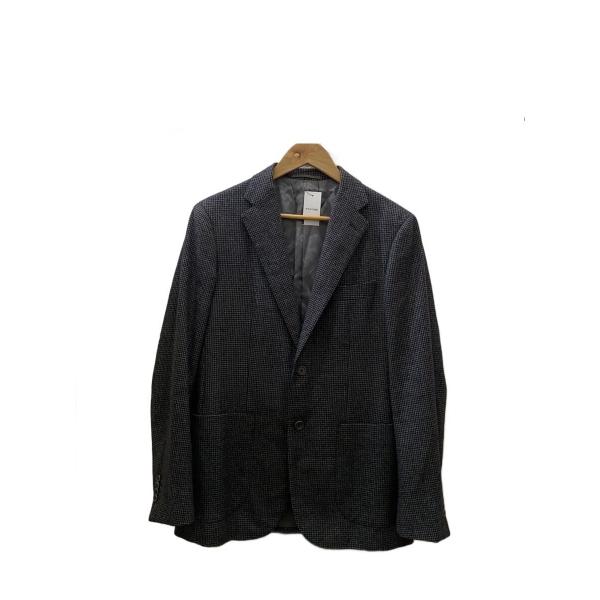 UNITED ARROWS◇テーラードジャケット/50/ウール/GRY/チェック/1122