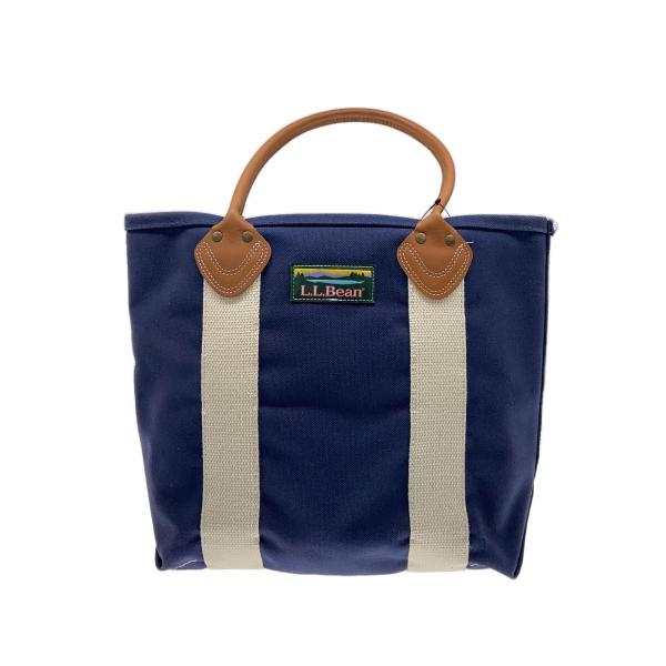 L.L.Bean◇トートバッグ/キャンバス/NVY/511633/クラシック・レザー