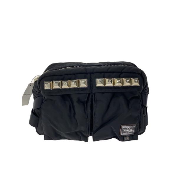 【廃盤品】PORTER × JAM  MADE スタッズ タンカー PORTER◇タンカー/×jamhomemade/スタッズショルダーバッグ/--/BLK