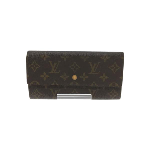 LOUIS VUITTON◇長財布/--/BRW/モノグラム/レディース : 2337941292934