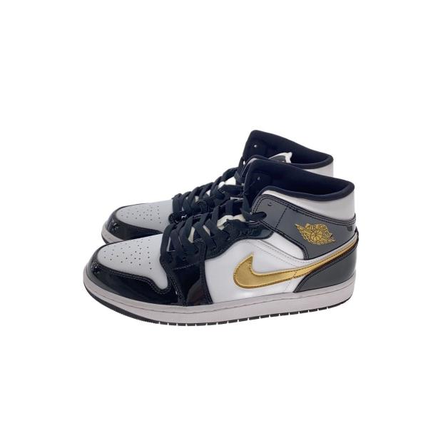 NIKE◆AIR JORDAN 1 MID SE/エアジョーダン1ミッドSE/ブラック/852542-007/30cm/B