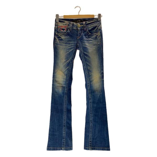 y2k❤️00s RED PEPPER デッドストック 刺繍ローライズフレアデニム RED PEPPER◇ローライズ/フレアデニム/ブーツカットパンツ/24/ジーンズ