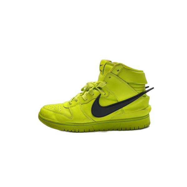NIKE◆CU7544-300/DUNK HI/Flash Lime/AMBUSH_ダンクハイ アンブッシュ/フラッシュライム//