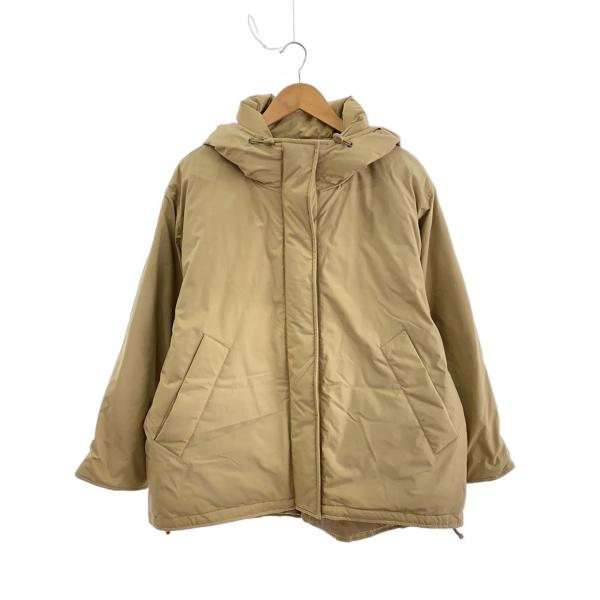 Spick&Span◇撥水フーデッドダウンコート/38/ポリエステル/ベージュ/24