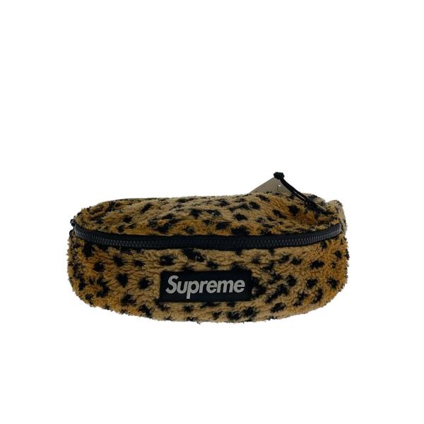 Supreme◇17FW/Leopard Fleece Waist Bag/ウエストバッグ/マルチカラー