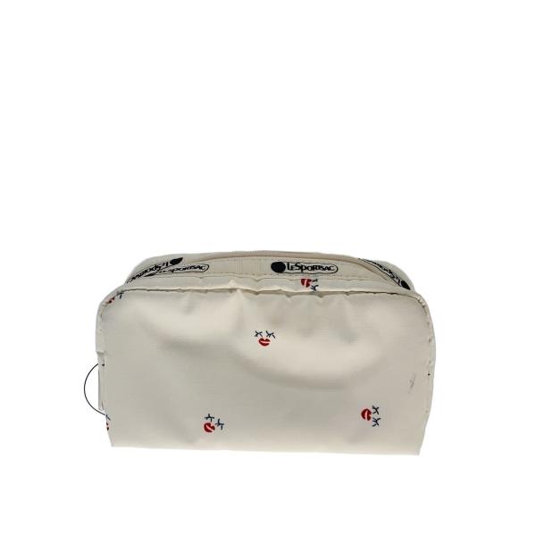 LESPORTSAC◇×神崎恵/コラボポーチ/--/ホワイト/総柄// : セカンド