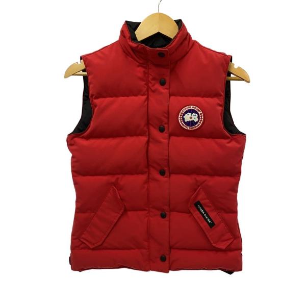 CANADA GOOSE◇FREESTYLE VEST/ダウンベスト/XS/ナイロン/RED/2832L