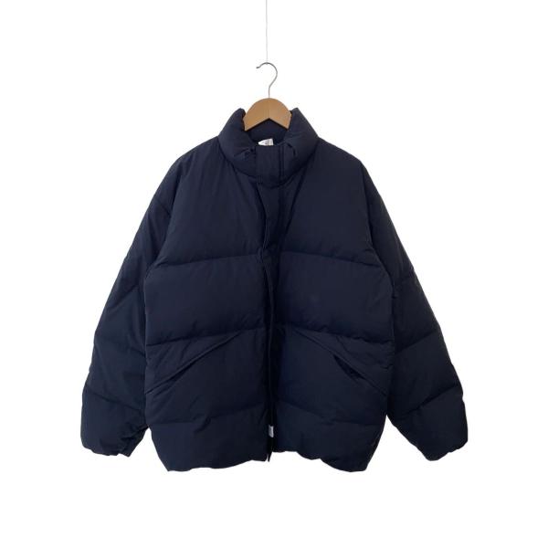NEIGHBORHOOD◇25AW/CLASSIC DOWN JACKET/L/ナイロン/BLK/無地/252TSNH