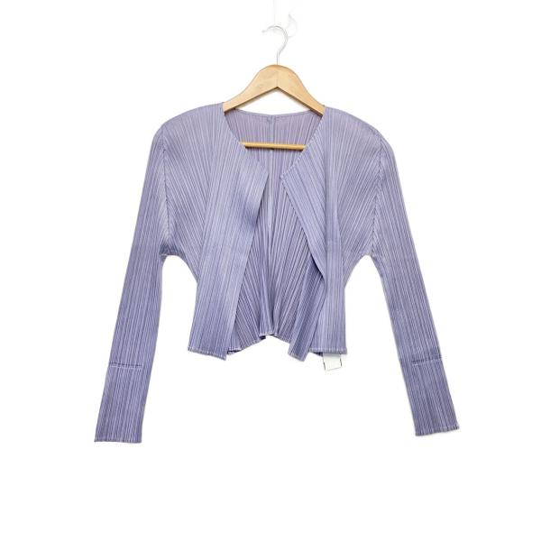 美品 PLEATS PLEASE ISSEY MIYAKE トップス PLEATS PLEASE ISSEY MIYAKE◇トップス/3/ポリエステル/GRY/無地/PP93