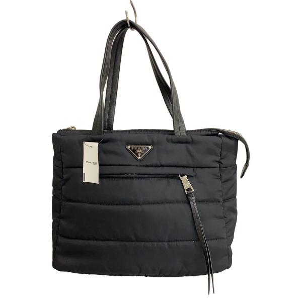PRADA トートバッグ PRADA◇ボンバートートバッグ/ナイロン/BLK/1BG056 : セカンド
