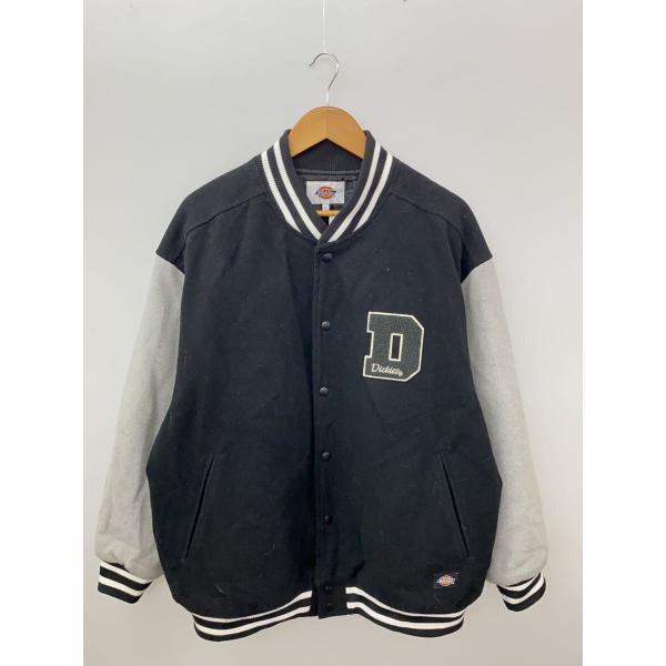 DICKIES◇スタジャン/L/ウール/BLK/3422-2382 : セカンド DICKIES◇スタジャン/L/ウール/BLK/3422-2382 : セカンド