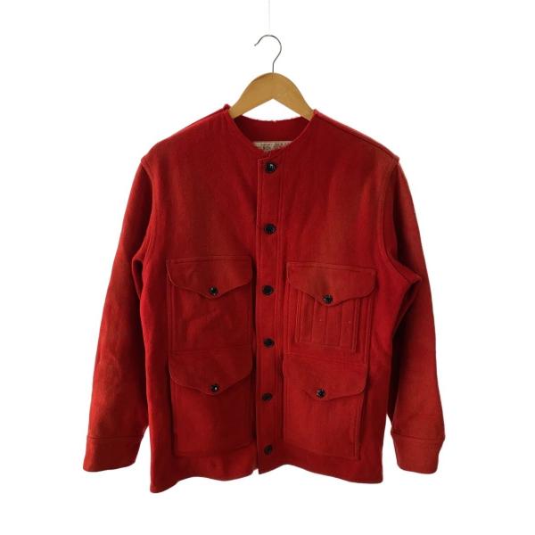 FILSON◇ジャケット/38/ウール/RED/40〜50s/マッキーノクルーザー