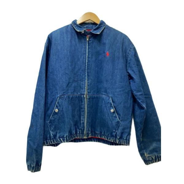 POLO RALPH LAUREN◇90s/デニムスイングトップ/裏地ブランケット POLO RALPH LAUREN◇90s/デニムスイングトップ/裏地ブランケット