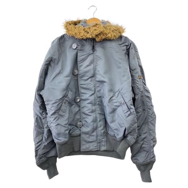 ALPHA INDUSTRIES◇N-2B/2フライトジャケット/M/--/GRY// : セカンド