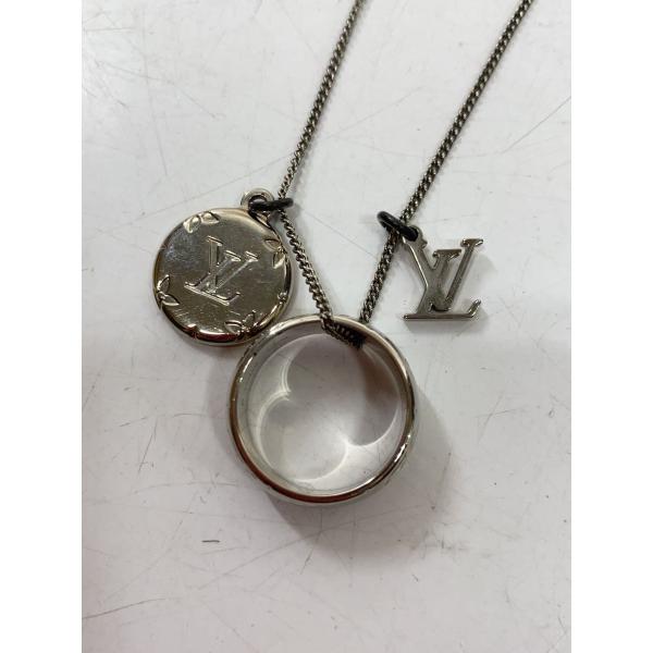 LOUIS VUITTON◇リングネックレスモノグラム_モノグラム_SLV/メッキ