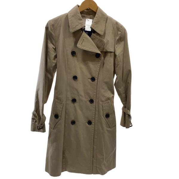 BLUE LABEL CRESTBRIDGE / トレンチコート/36/コットン/BEG/55A01-400-42 BLUE LABEL CRESTBRIDGE◇トレンチコート/42/コットン/BEG/無地/55A10