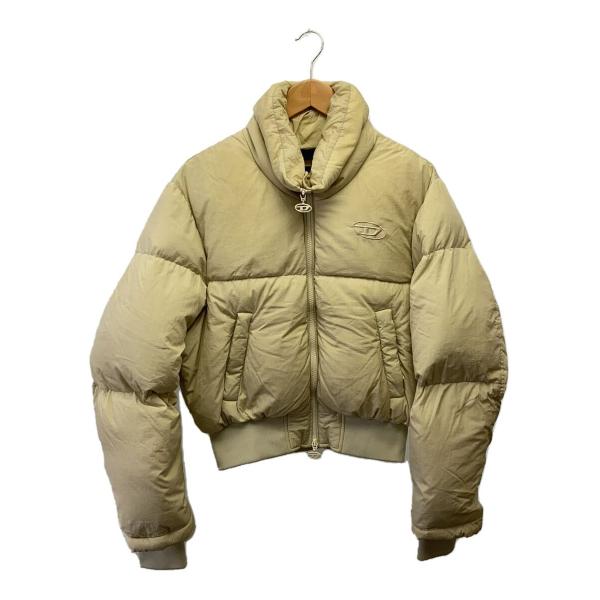 DIESEL◇W-PEYTON-SHORT/中綿ジャケット/M/ナイロン/クリーム/0AEAI