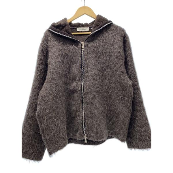 OUR LEGACY◇Full Zip Hood/Mole Grey Mohair/ジップ/48/モヘア