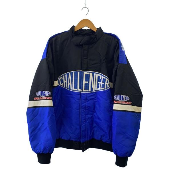 Challenger ナイロンジャケット 青 早い物勝ち Challenger ナイロン
