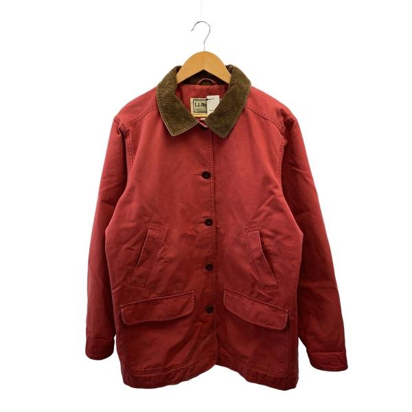L.L.Bean◇ハンティングジャケット/木タグ/ジャケット/L/コットン/RED