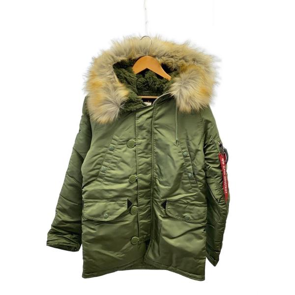 ALPHA INDUSTRIES◇N-3B/フライトジャケット/S/ナイロン/KHK/20094-503