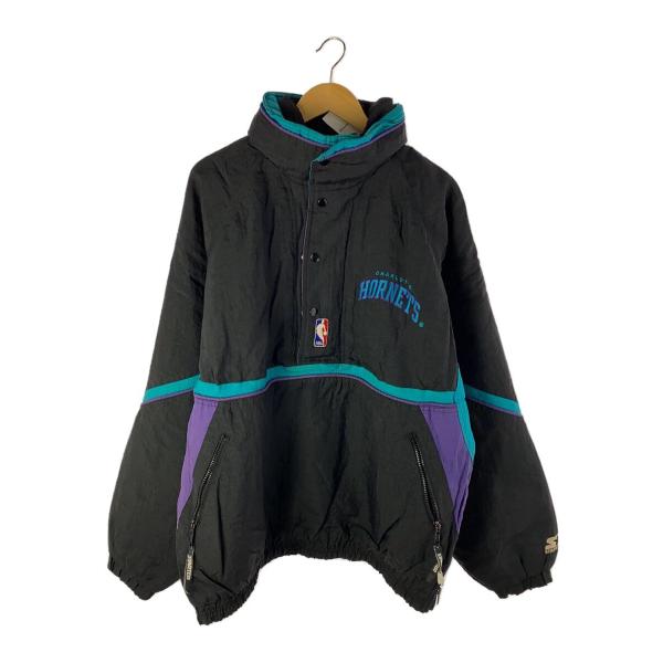 STARTER◇ナイロンジャケット/XL/ナイロン/BLK/90s/NBA/HORNETS STARTER◇ナイロンジャケット/XL/ナイロン/BLK/90s/NBA/HORNETS
