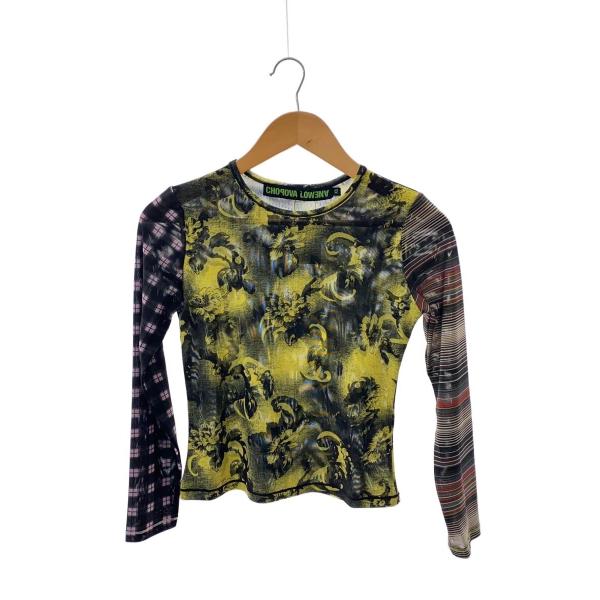 CHOPOVA LOWENA◇25SS/メッシュ/長袖Tシャツ/XS/ポリエステル/マルチ