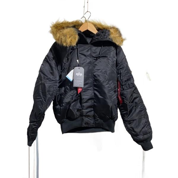 ALPHA アルファ N-2B フライトジャケット ブラック N2B M 短丈 ALPHA INDUSTRIES◇n-2b short waist parka/フライトジャケット