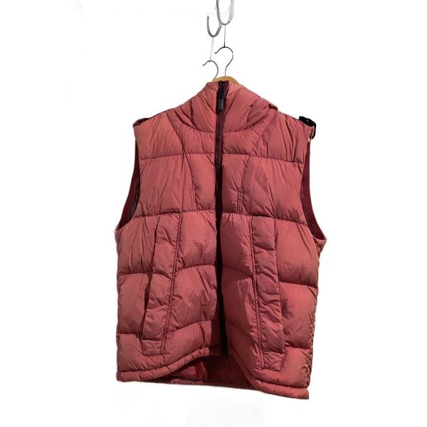 STONE ISLAND◇19FW/ガーメントダイ/ダウンベスト/XXL/ナイロン/RED