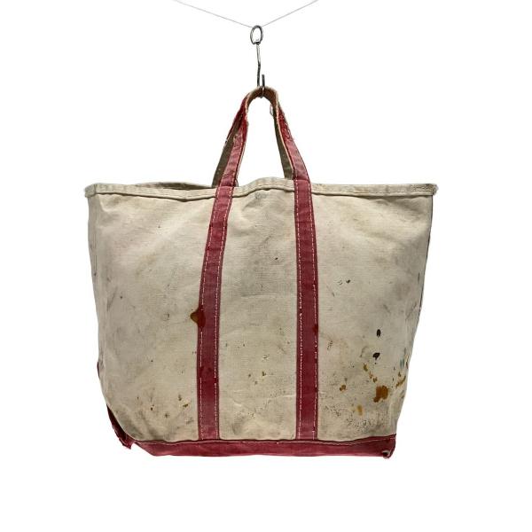 L.L.Bean◇70s/Boat and Tote/襤褸/トートバッグ/キャンバス/RED