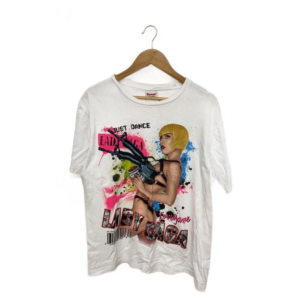 LADY GAGA/Tシャツ/XL/コットン/WHT/JUST DANCE : セカンドストリート